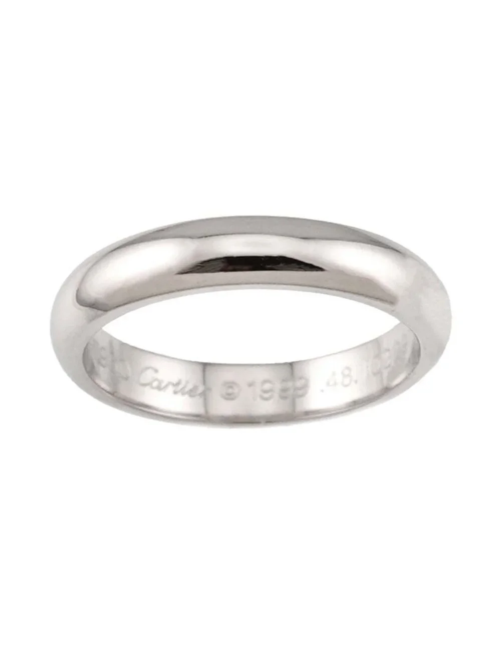 Cartier Classic 48 Ring Pt Width Platinum